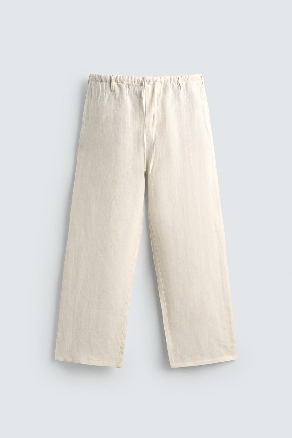 PANTAL?N RELAXED FIT 100% LINO / Crudo