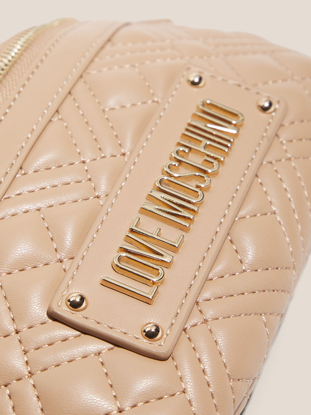 Женская поясная сумка LOVE MOSCHINO QUILTED BAG Артикул 4643908, темно-бежевый  фото 2