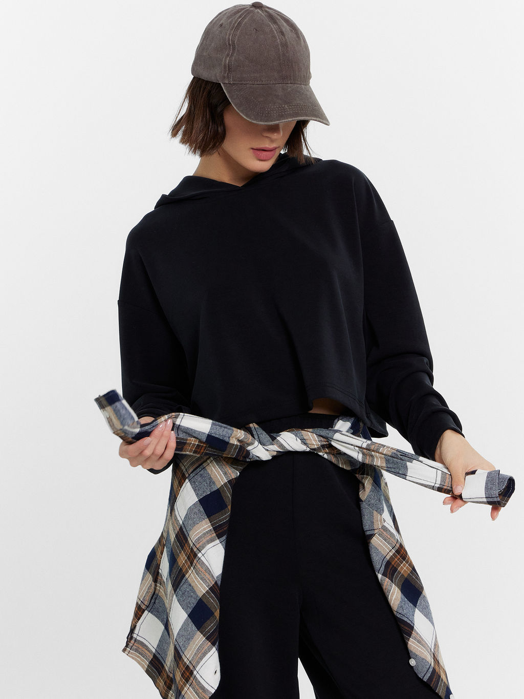 Худи женское черное черный 122965 - Mark formelle фото 2