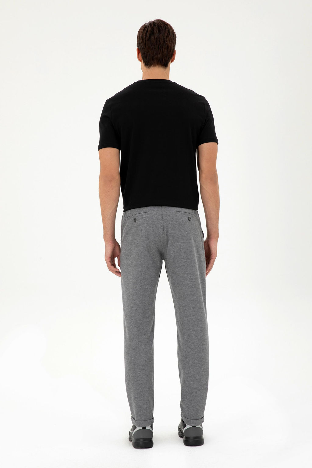 Мужские светло-серые брюки из плотной ткани - U.s. polo assn фото 4