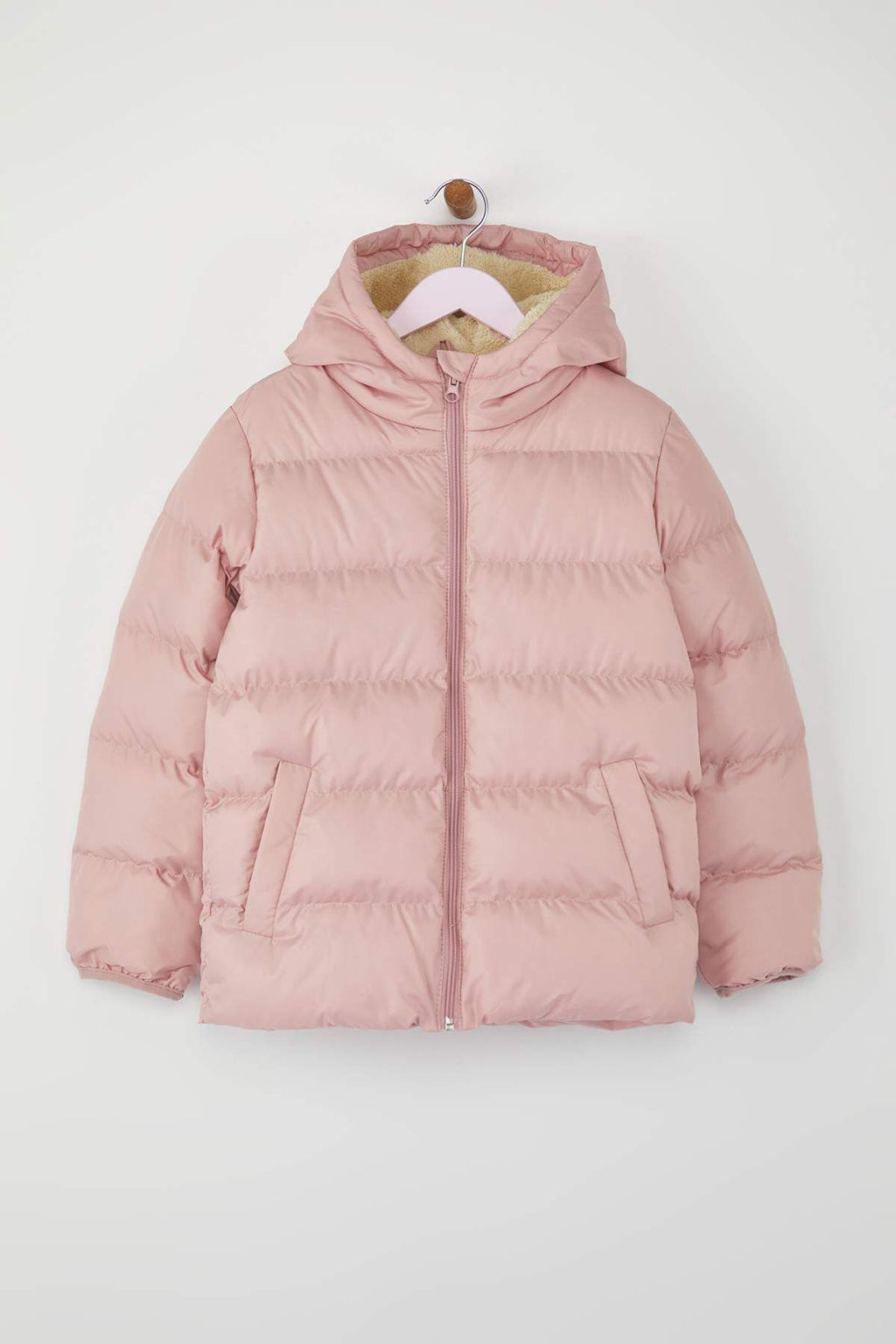 Cok Renkli Kal?n Kapusonlu Regular K?z Cocuk Mont TKDAW26MO00009 - Trendyolmilla фото 7