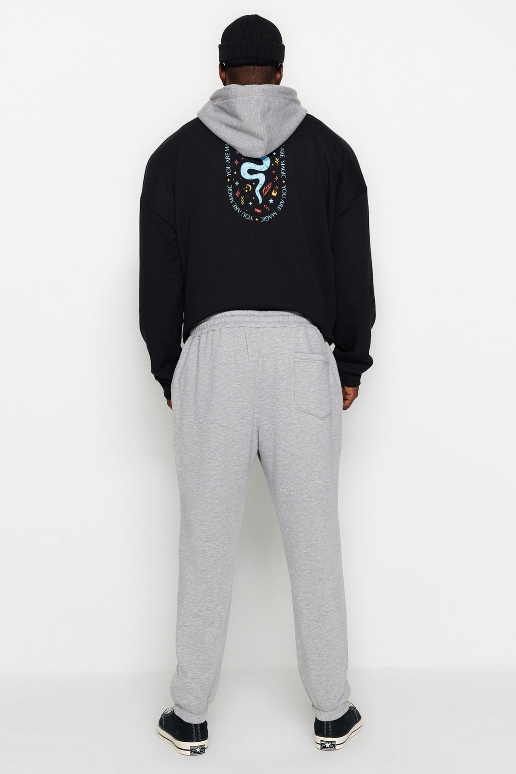 TRENDYOL MAN Siyah Buyuk Beden Regular/Normal Kesim Lastik Paca Jogger Polarl? Esofman Alt? TMNAW24AJ00002 - Trendyolmilla фото 22