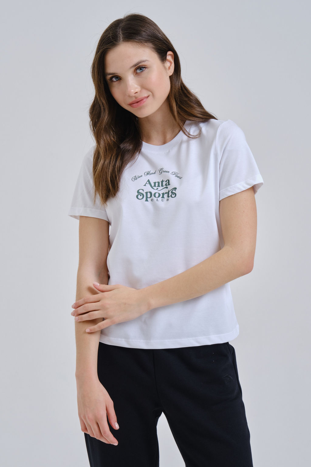 Футболка Белый BLUE HEART GREEN MIND SS Tee