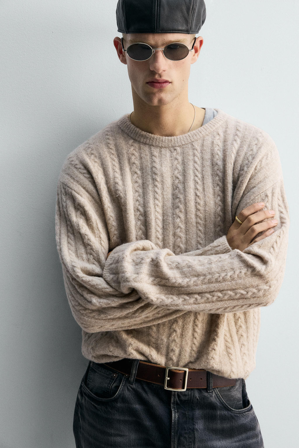 CABLE-KNIT SWEATER - Zara фото 5
