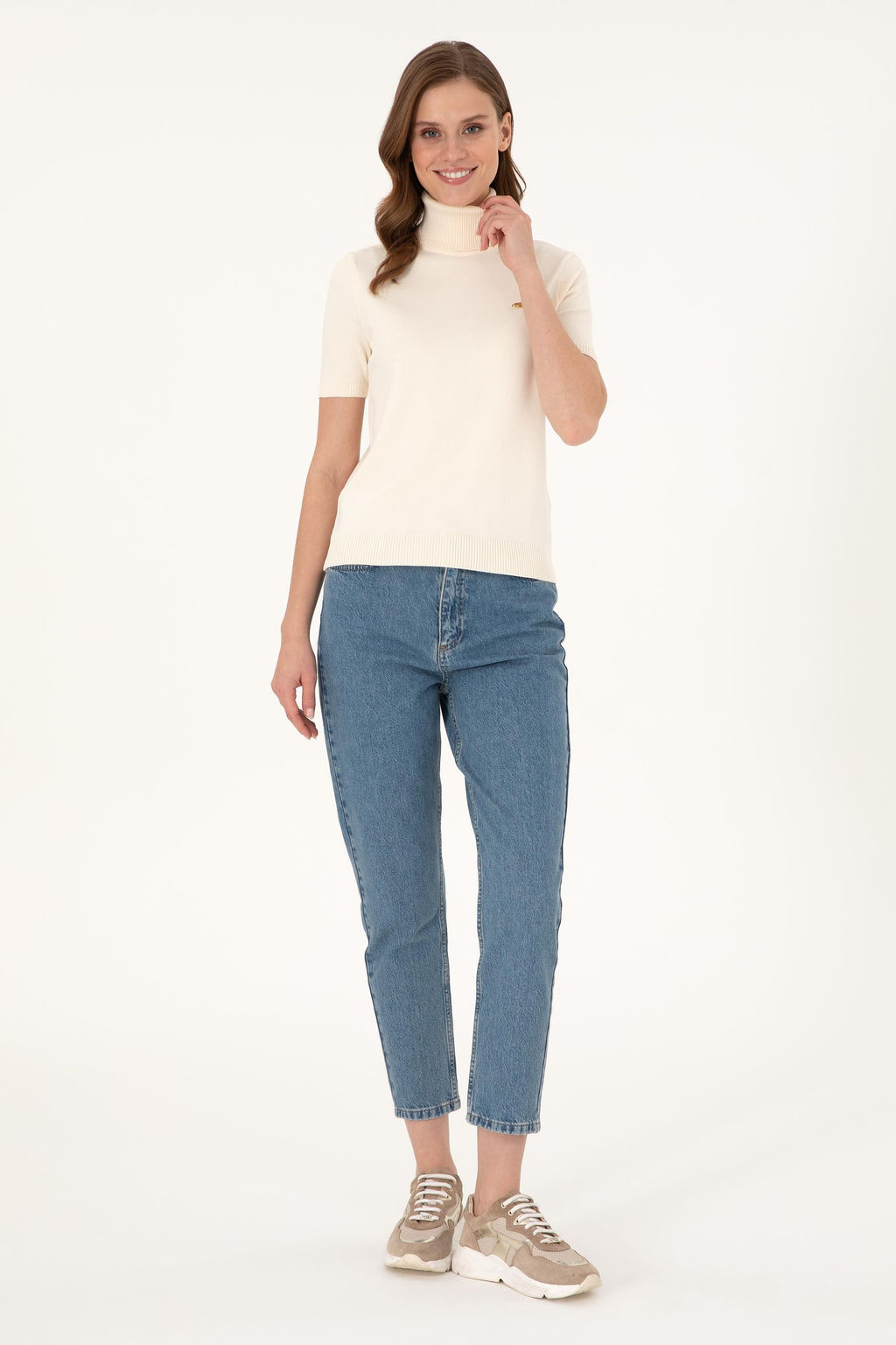 Женские черные джинсовые брюки Неожиданная скидка в корзине - U.s. polo assn фото 3