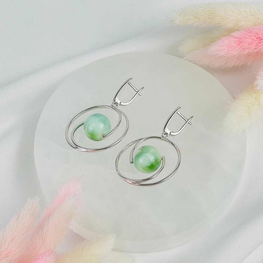 Серьги из Ангелита