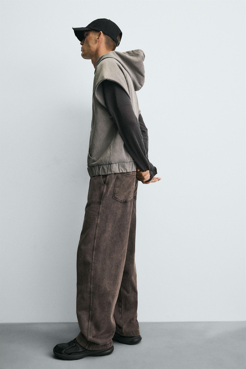 WASHED RELAXED FIT JOGGER TROUSERS - Zara фото 6