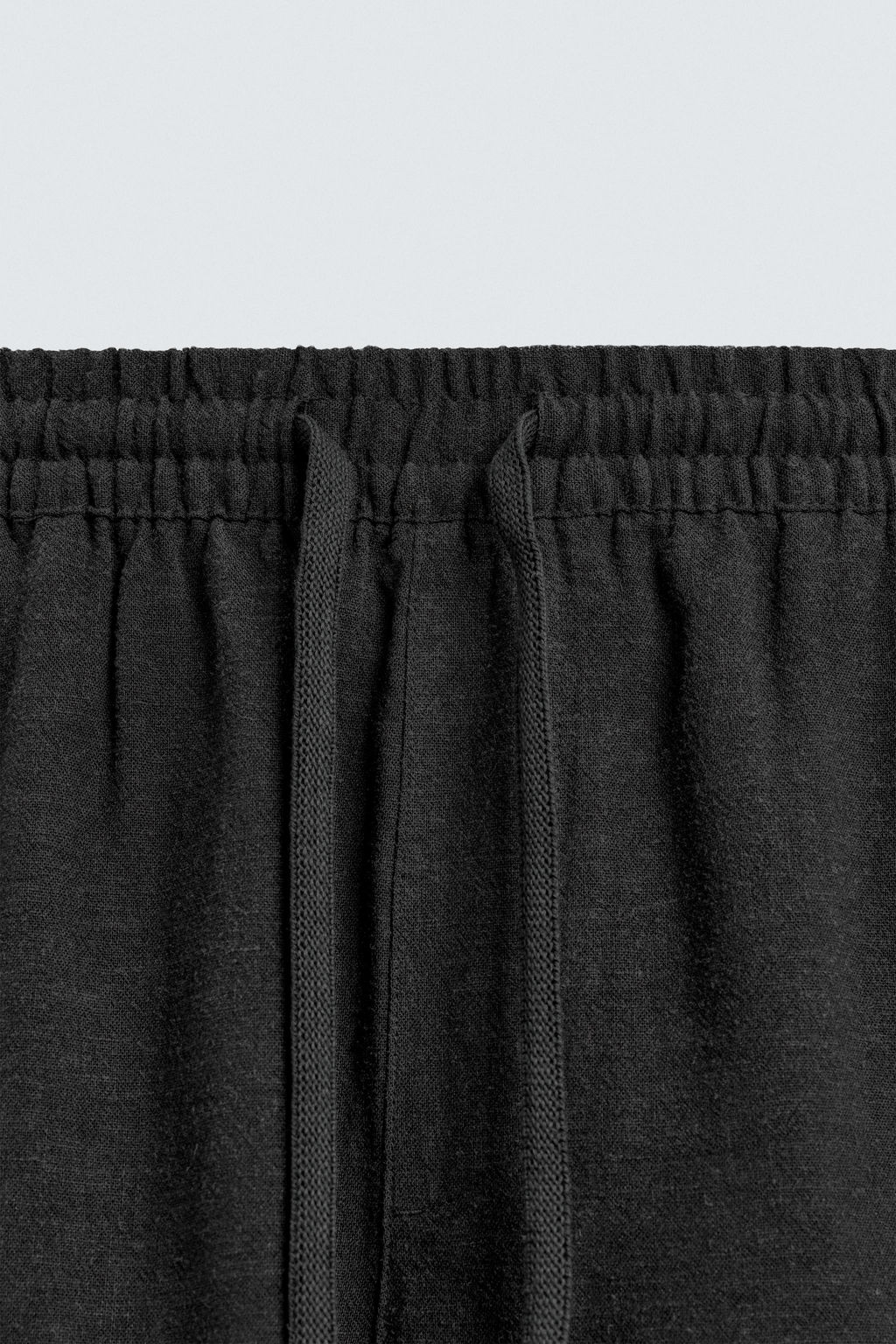 BERMUDA RELAXED FIT VISCOSA - LINO / Negro - Zara фото 9