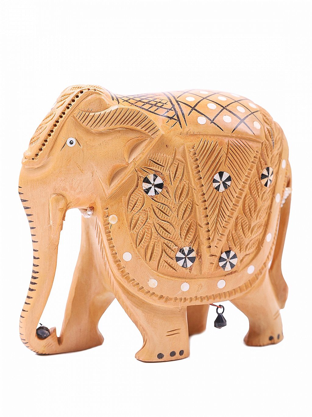 Статуэтка Слон резной хобот вниз5 № Стк75/5 - Ганг фото 2