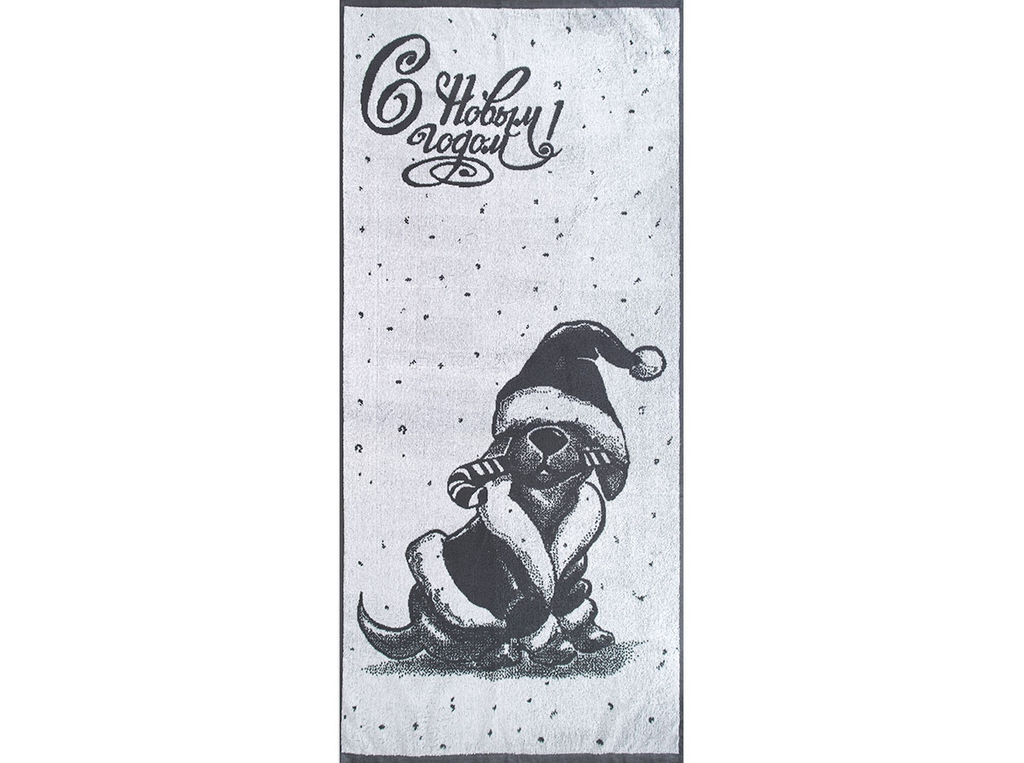 Полотенце махровое 6с102.411ж1 БТЦ Сластена (графит5) 67х150см