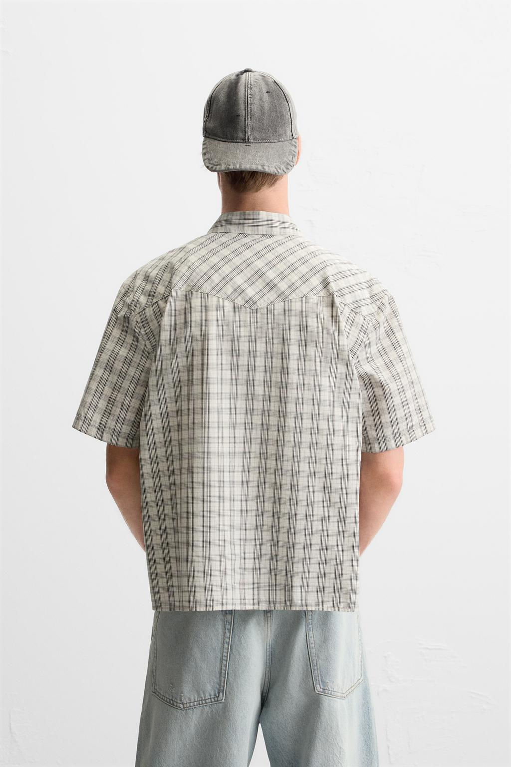 CHECK SHIRT - Zara фото 10