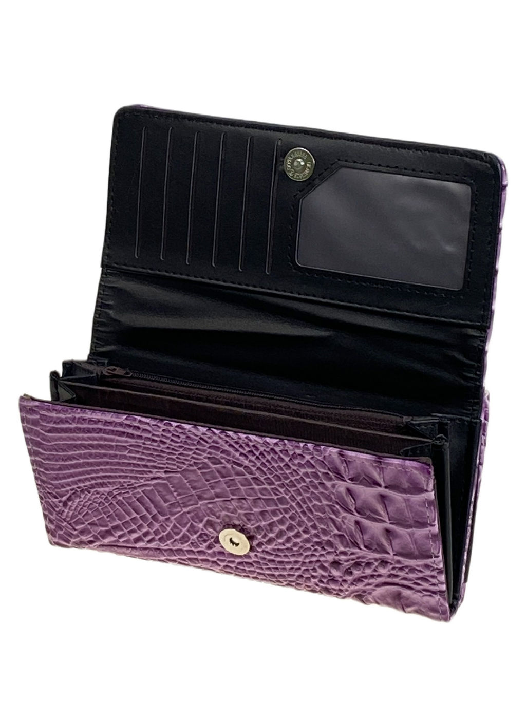 Женское портмоне из искусственной кожи, цвет фиолетовый - Greta фото 2