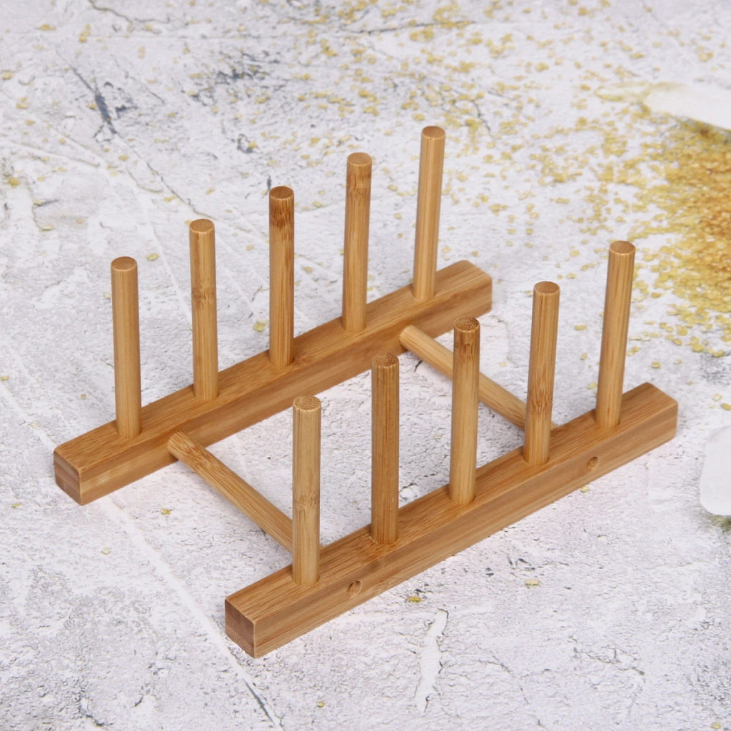 Цена за 2 шт. Подставка для разделочных досок бамбуковая 20*13*10см