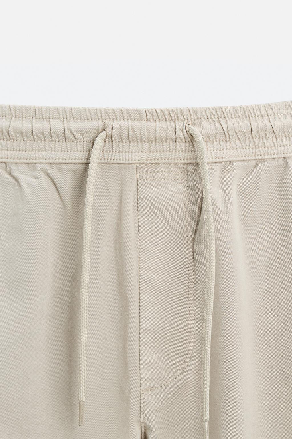 FADED JOGGER WAIST TROUSERS - Zara фото 9
