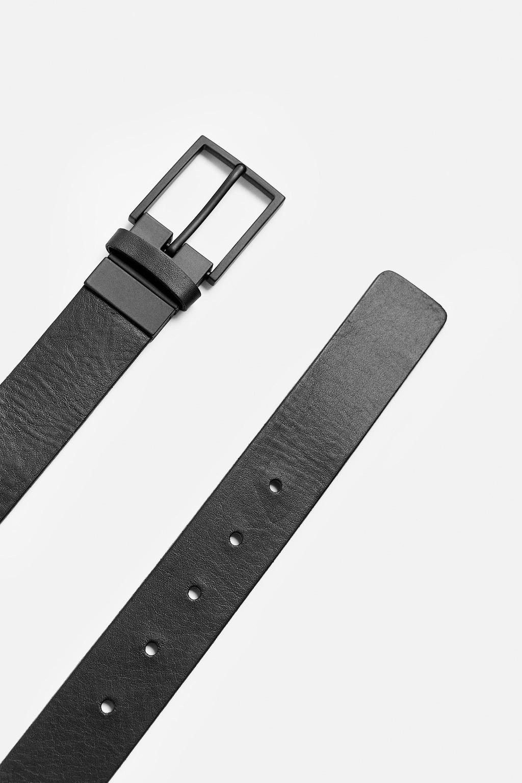 REVERSIBLE LEATHER BELT - Zara фото 6