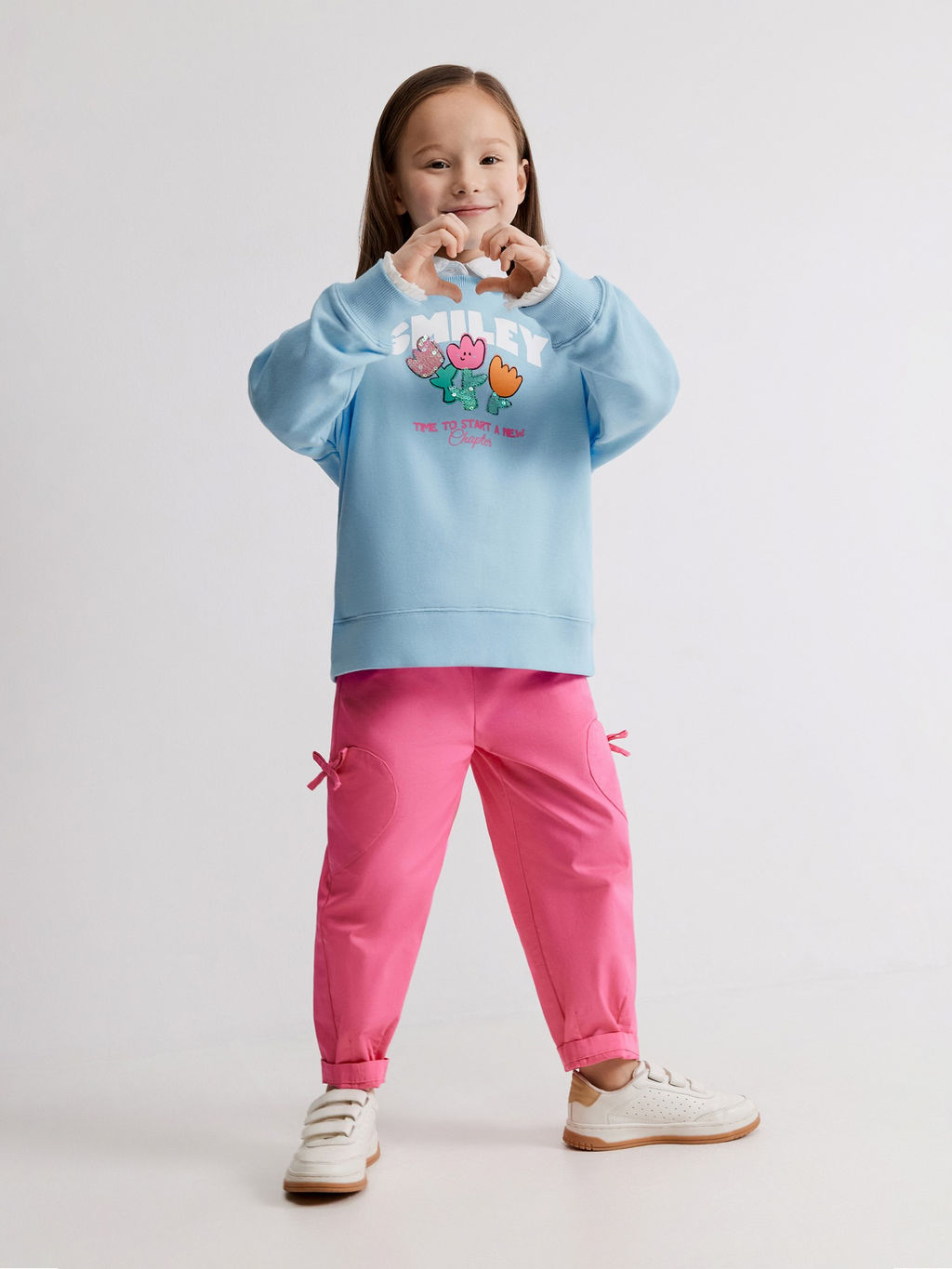 ACOOLA / Джемпер детский для девочек Hampshire_sw голубой  фото 6