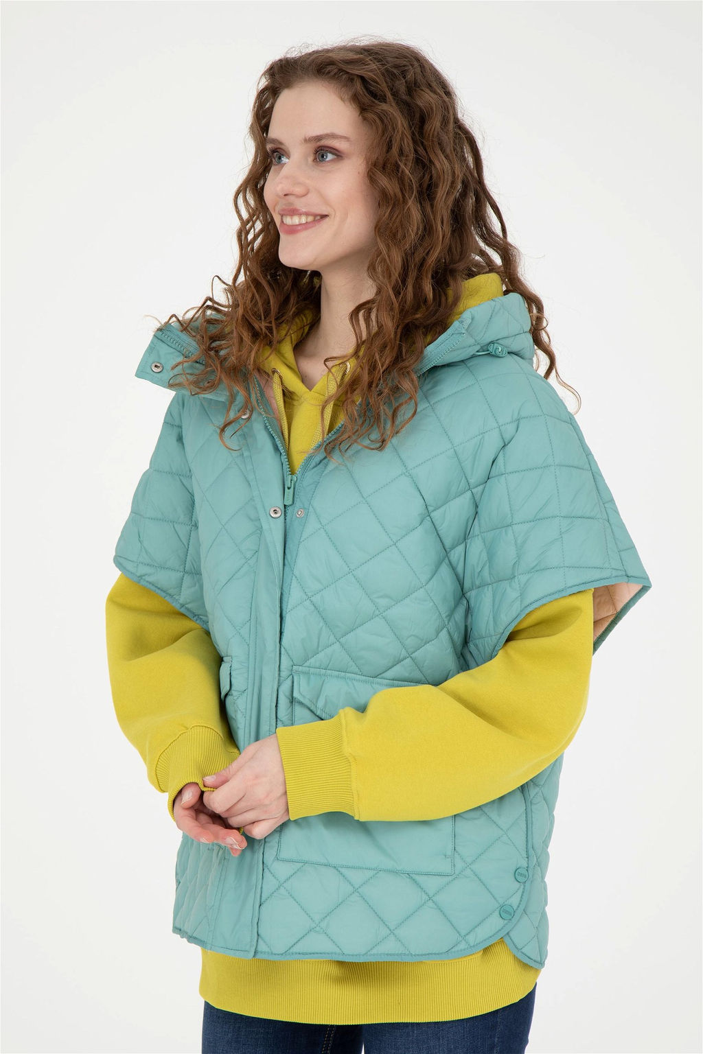 Женское мятное пальто - U.s. polo assn фото 3