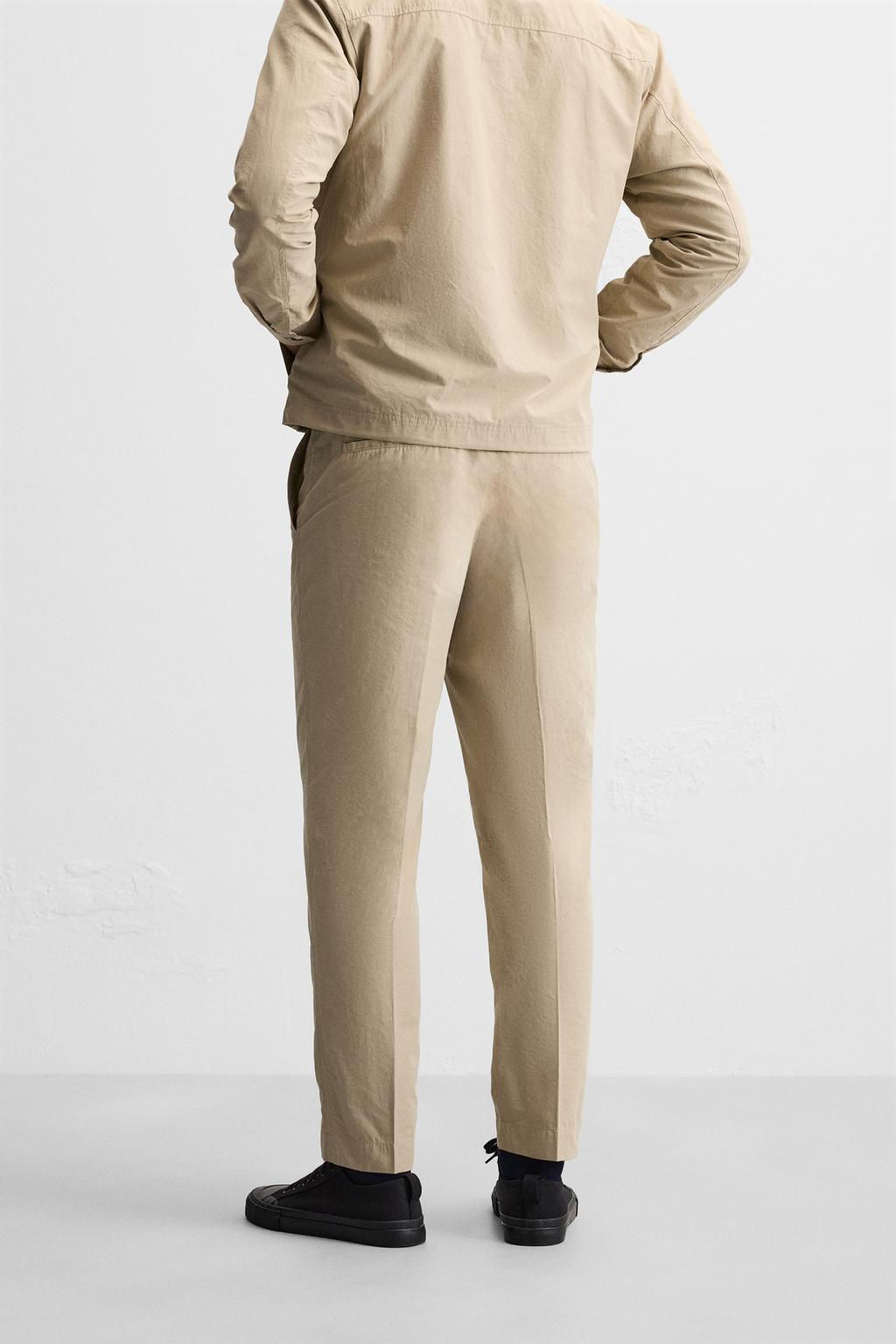 TECHNICAL CHINO TROUSERS - Zara фото 3