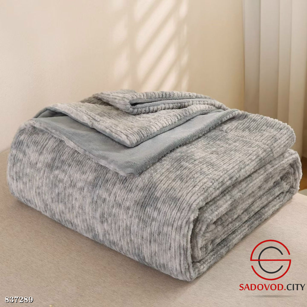 Плед на кровать мягкий