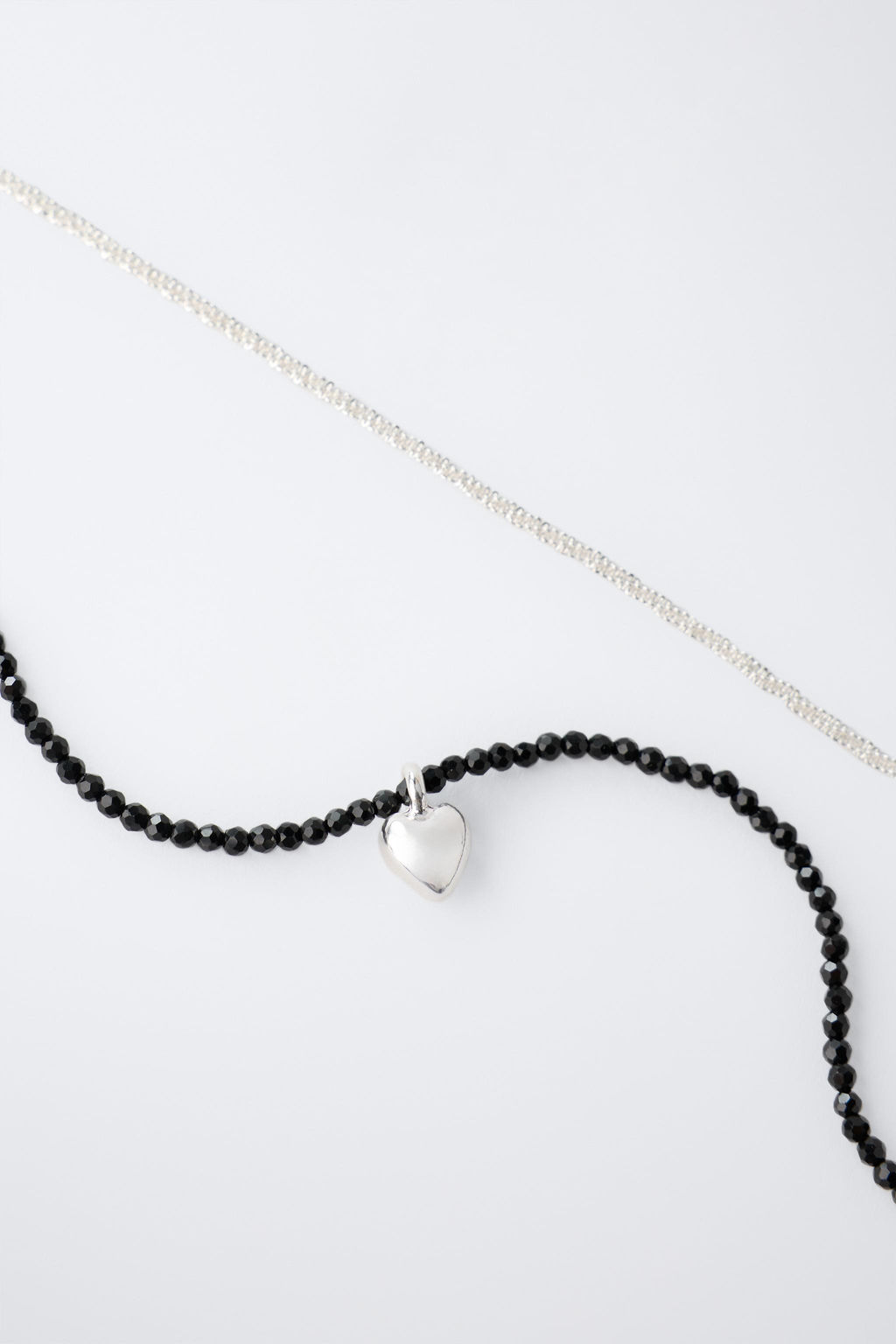 PACK OF TWO HEART NECKLACES - Zara фото 3