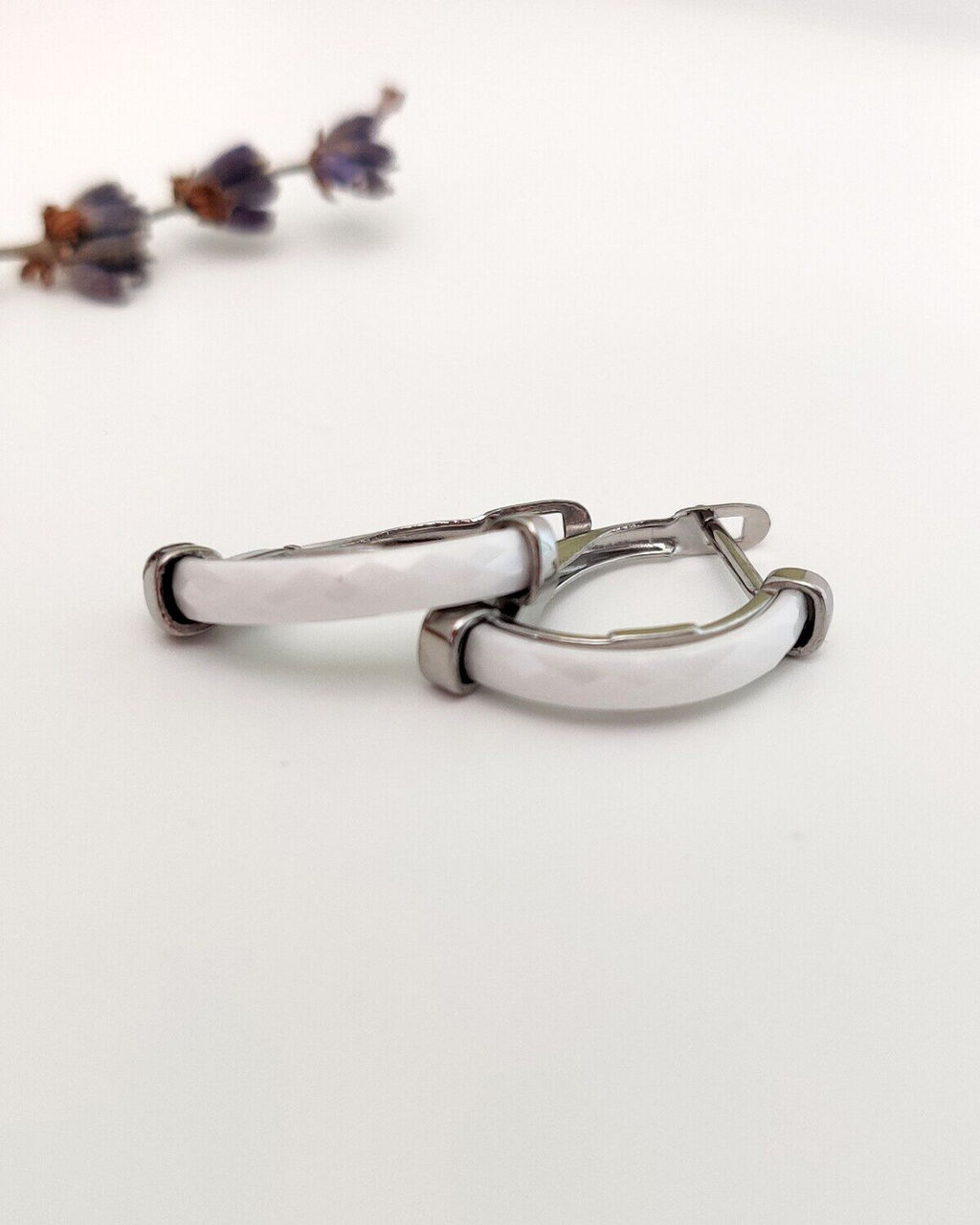 Серьги с керамикой