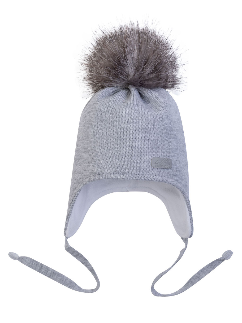 Шапка детская светло-серый меланж Ш-088 (48)