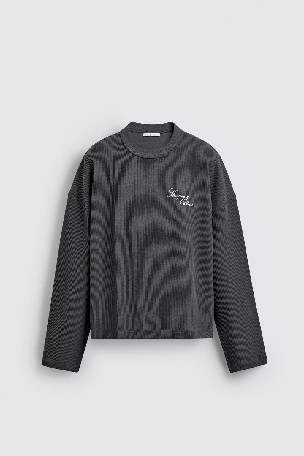 TEXTURED SWEATSHIRT WITH SLOGAN PRINT - Zara фото 15