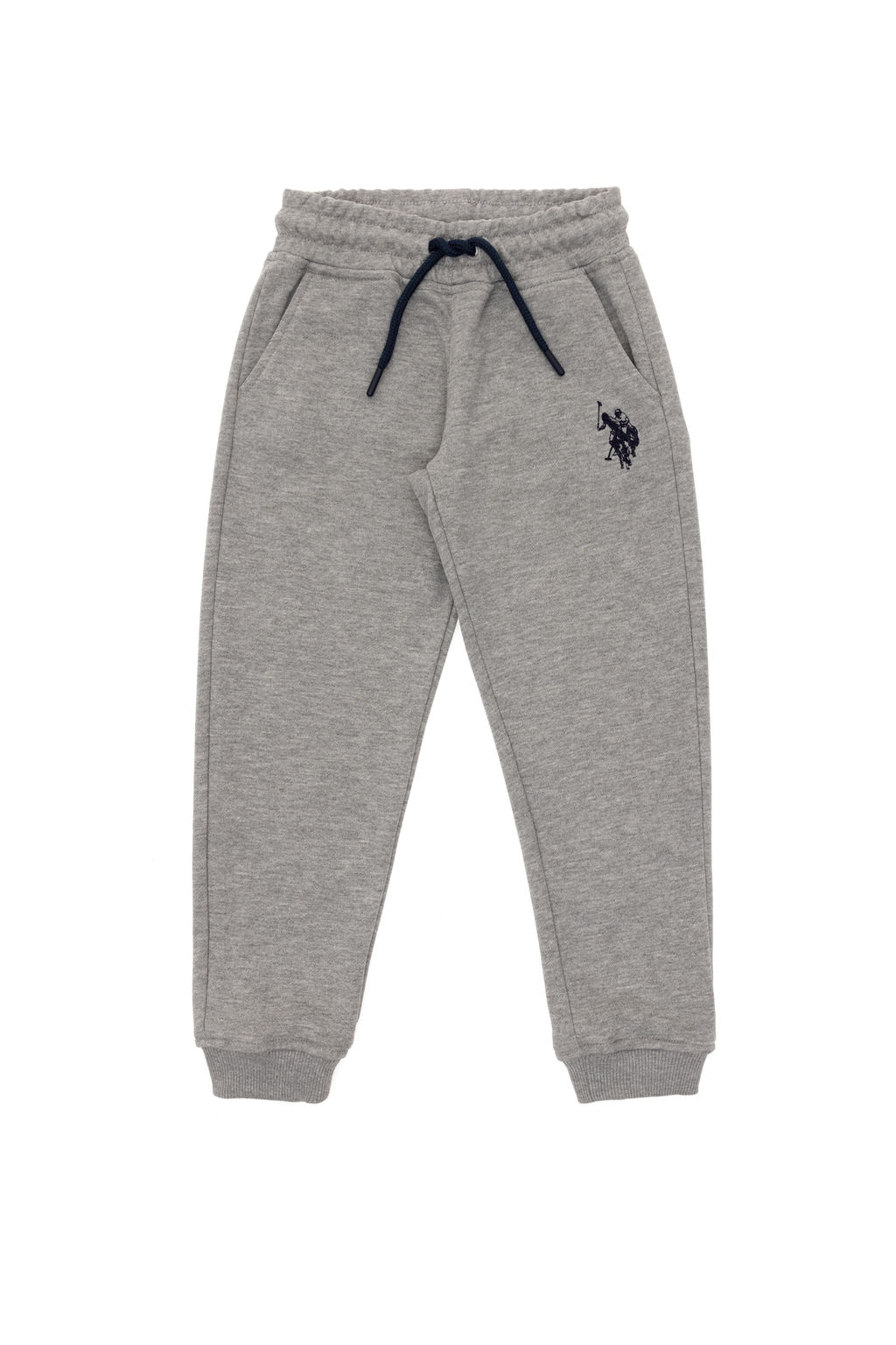 Серые меланжевые спортивные штаны для мальчика - U.s. polo assn фото 6