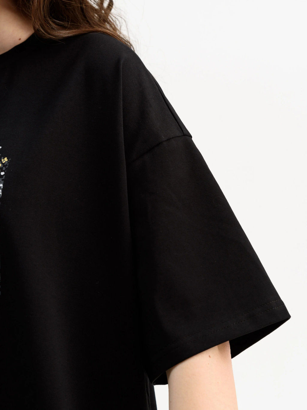 94% хлопок Футболка женская Оверсайз.Шик - Оптима фото 6