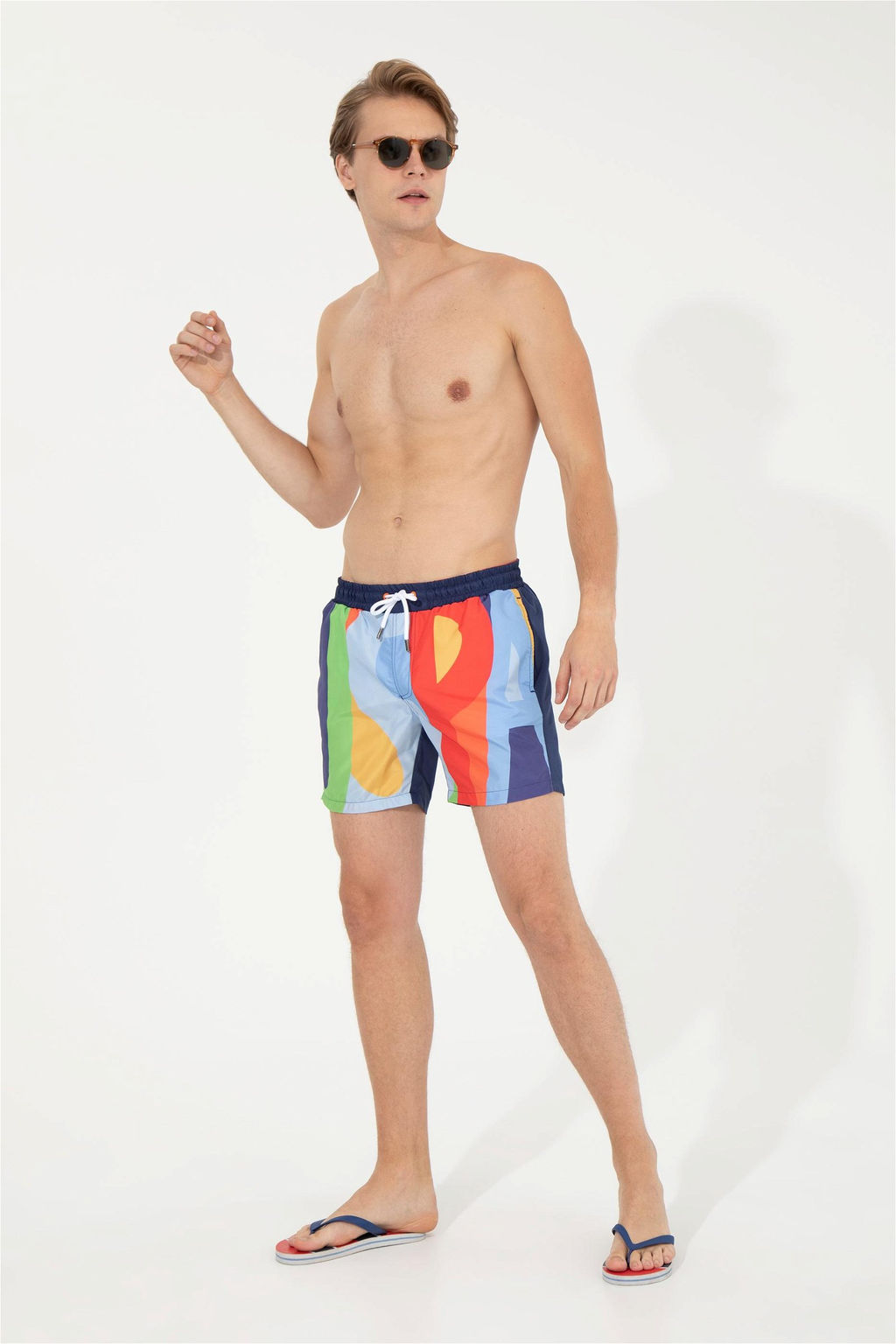 U. S. Polo Assn Мужские красные шорты для плавания - U.s. polo assn фото 6