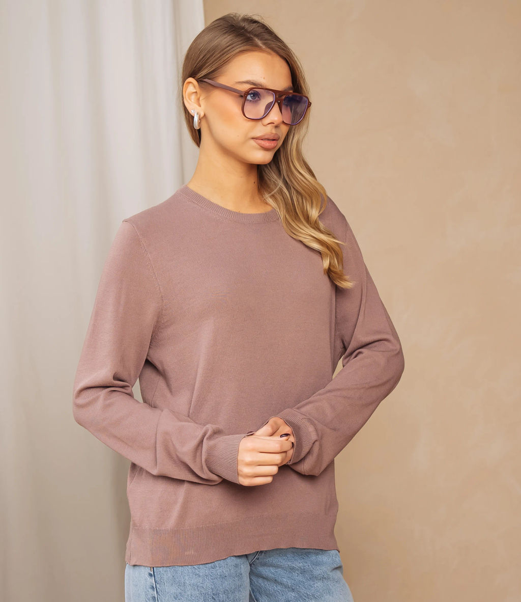 Джемпер #ОКТ125002, мокко - Dommod фото 2