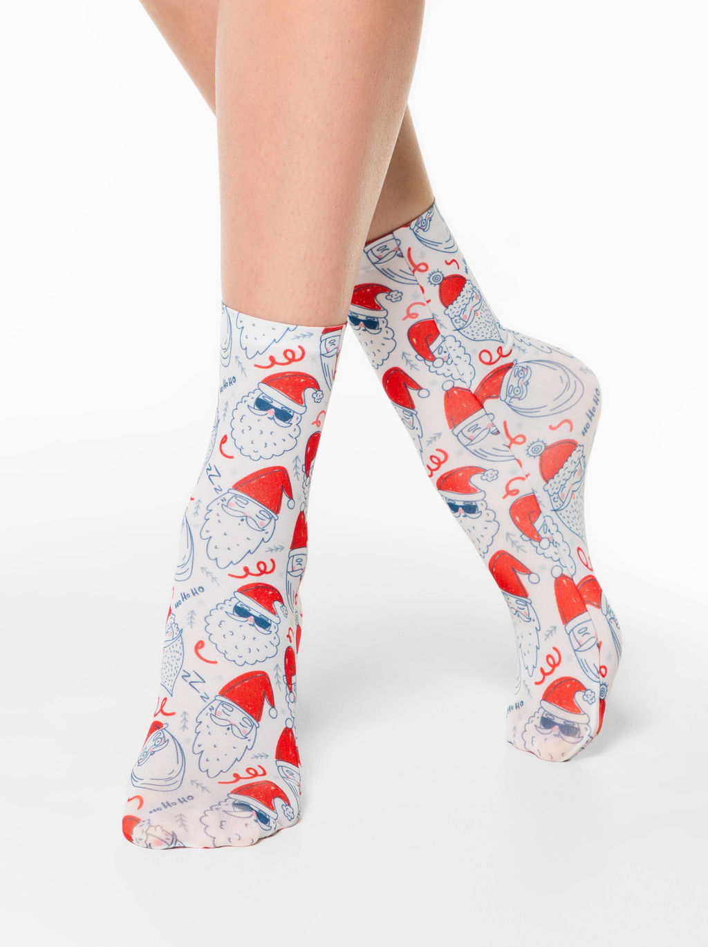 Цена за 2 пары. CONTE Носки с новогодними рисунками FANTASY 70 mix