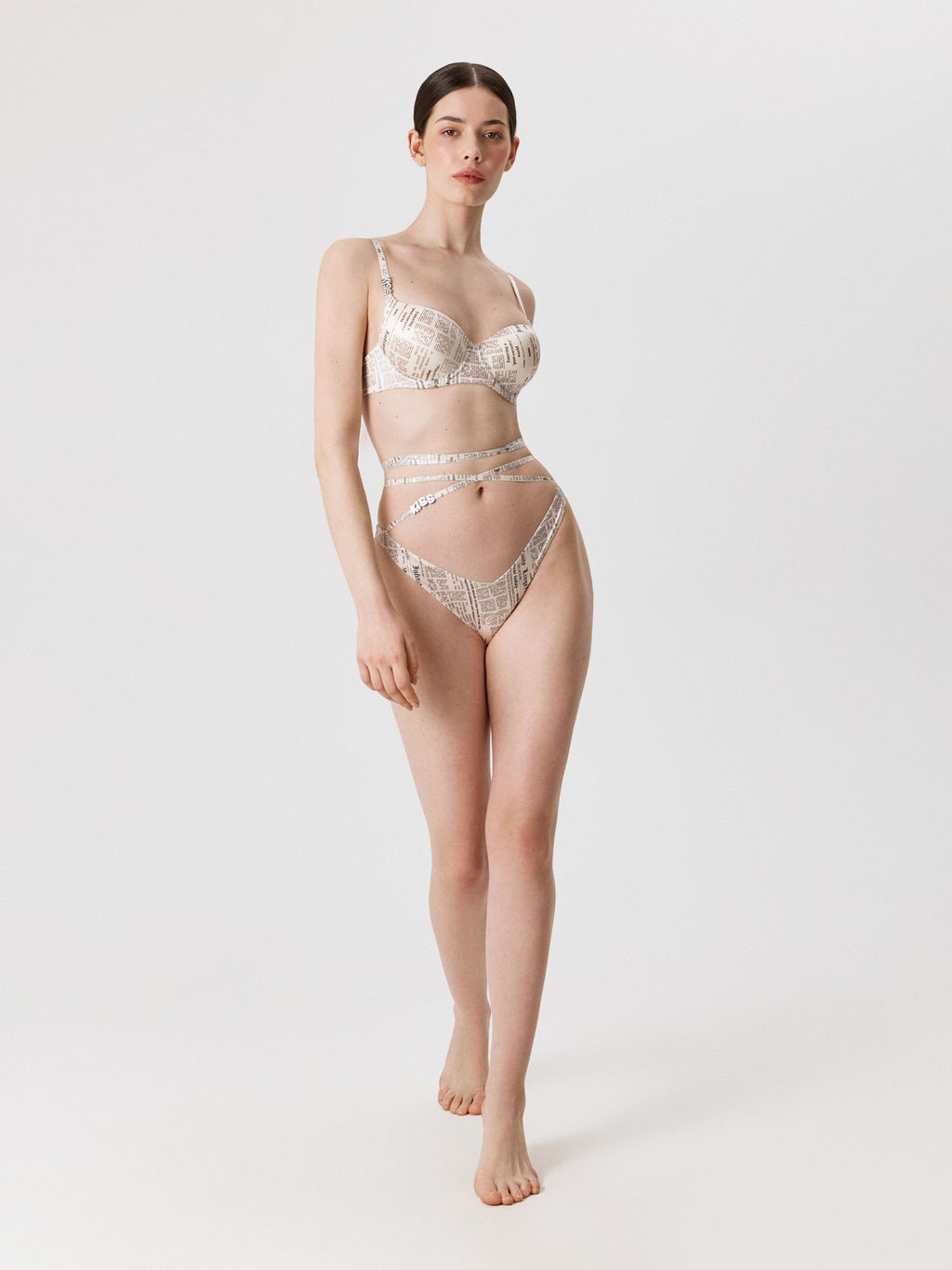 Infinity / Бюстгальтер T-Shirt жен. Gutata черный принт - Infinity Lingerie фото 6