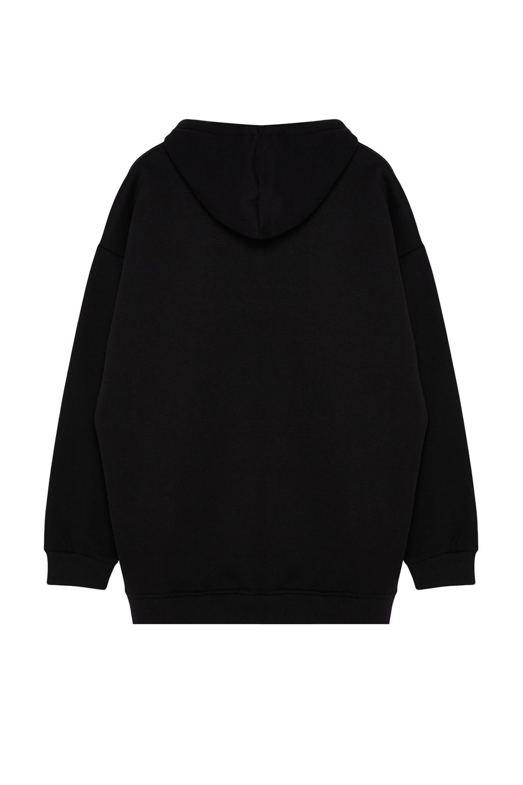 TRENDYOL MAN Antrasit Buyuk Beden Oversize Basic Rahat Kapusonlu Etiketli Ici Polarl? Sweatshirt TMNAW24AO00000 - Trendyolmilla фото 23