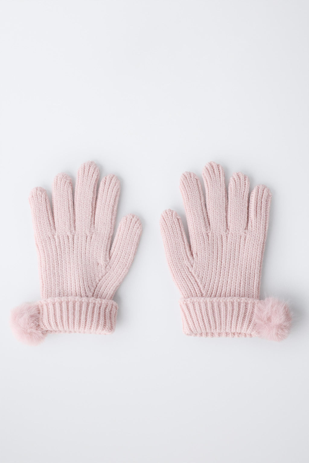 KNIT GLOVES WITH POMPOM - Zara фото 4