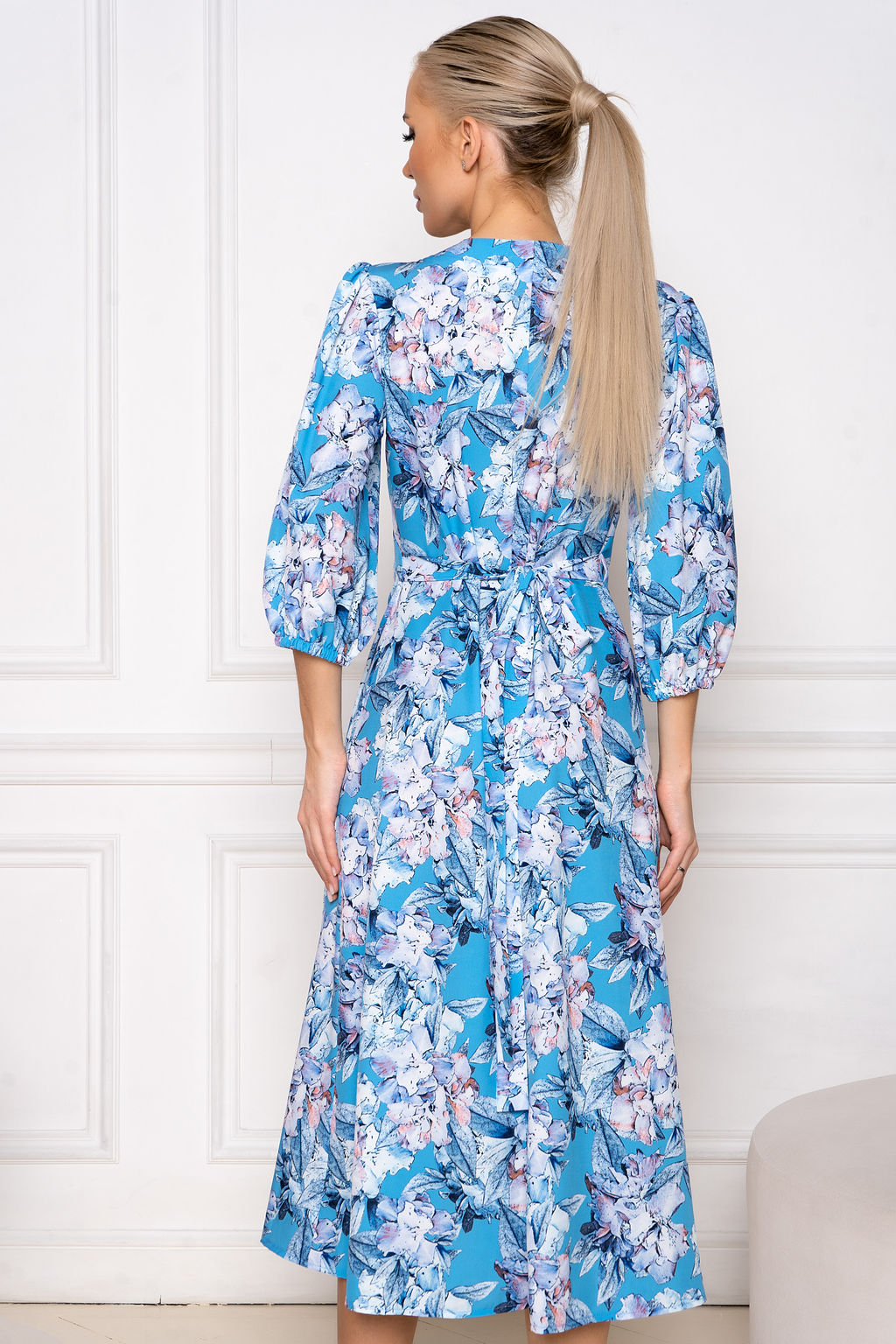 Платье Open Style 6785 синий