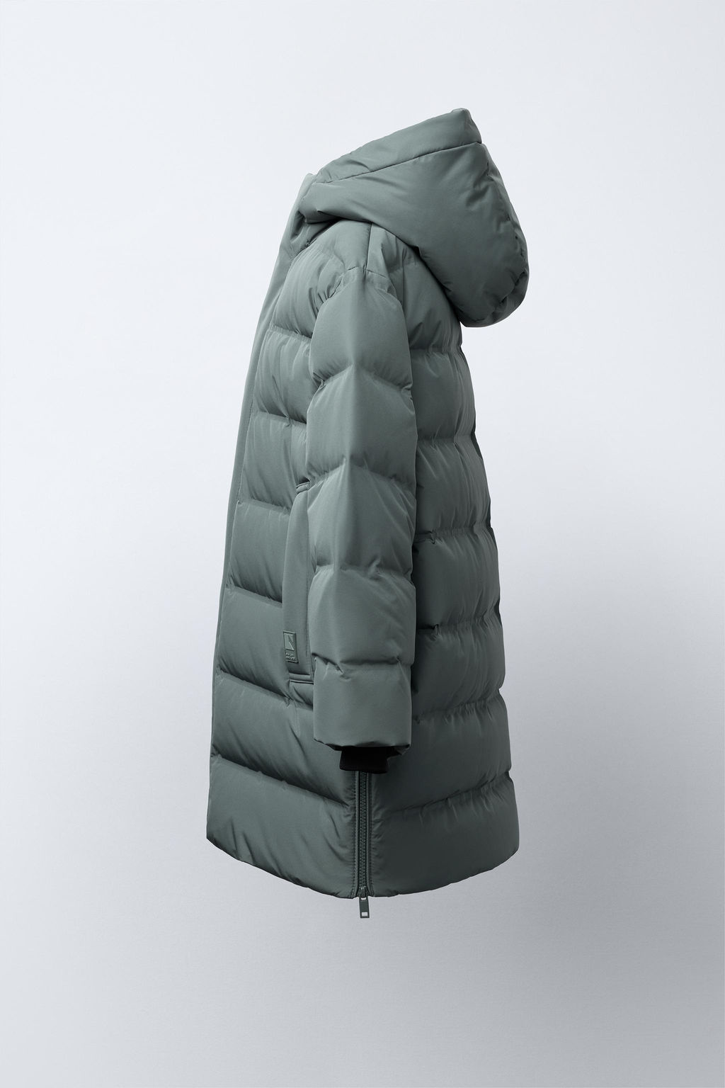 LONG WATER-REPELLENT DOWN PUFFER JACKET - Zara фото 3