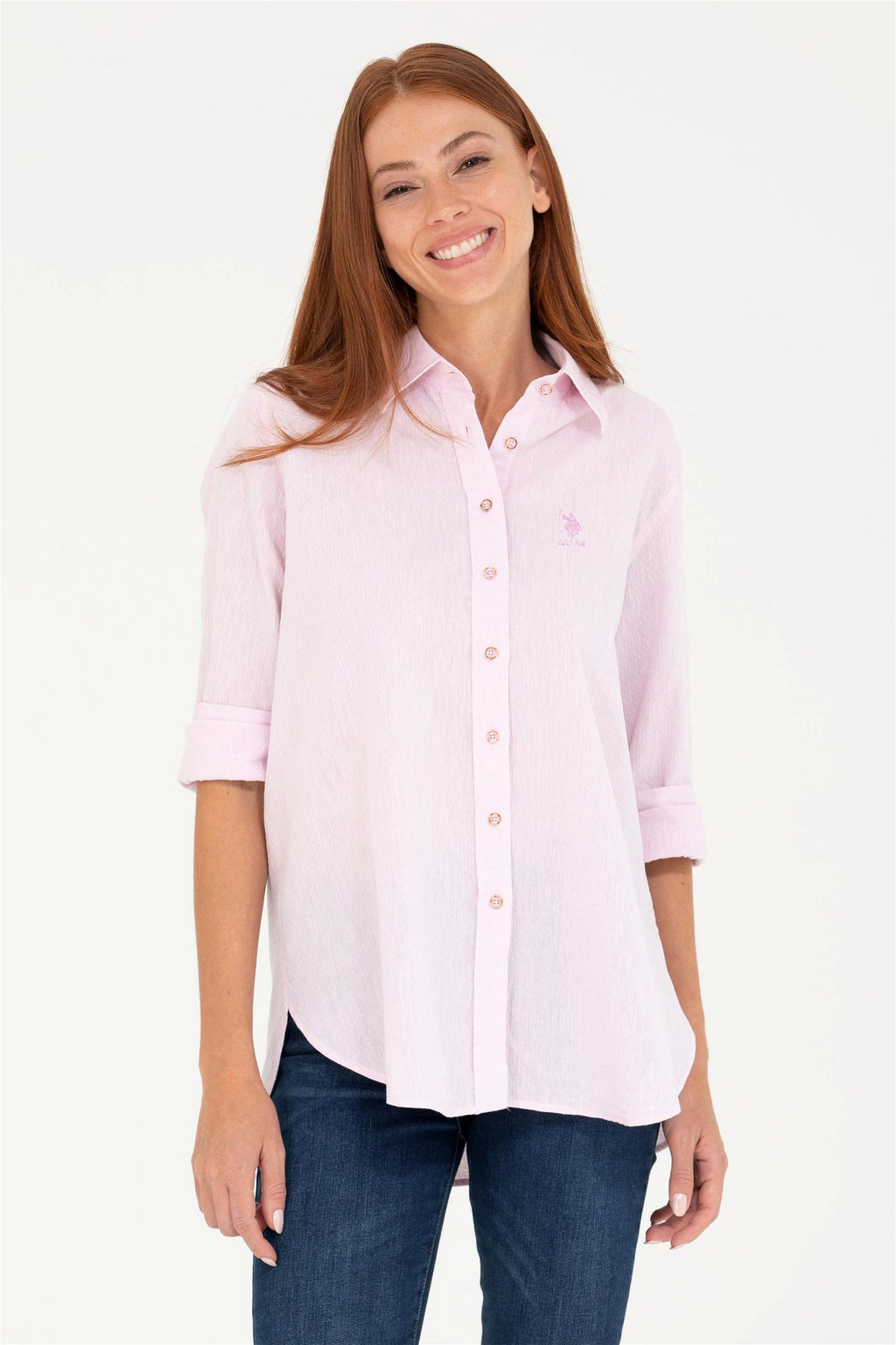 U. S. Polo Assn Женская рубашка с длинным рукавом Magnolia - U.s. polo assn фото 8