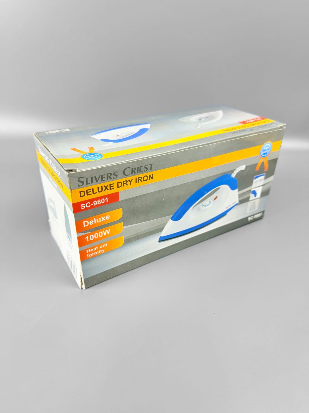 Утюг электрический 2200Вт, пластиковый корпус, материал подошвы - сталь SC-9801 OLS-HC-26