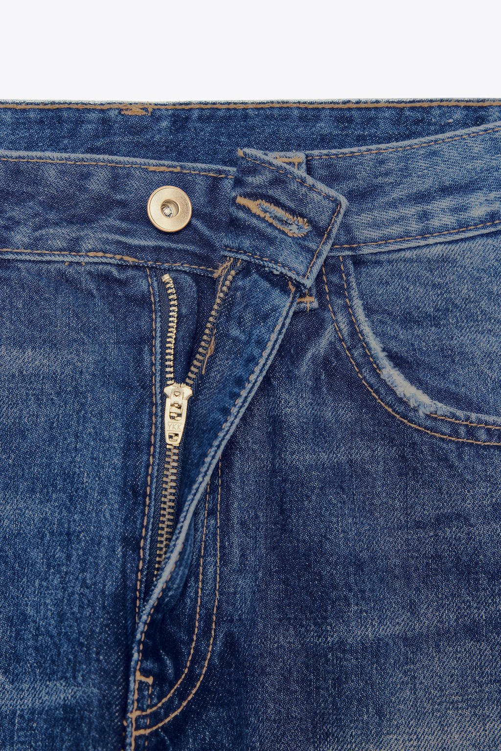 HIGH-WAIST TRF BARREL JEANS - Zara фото 7