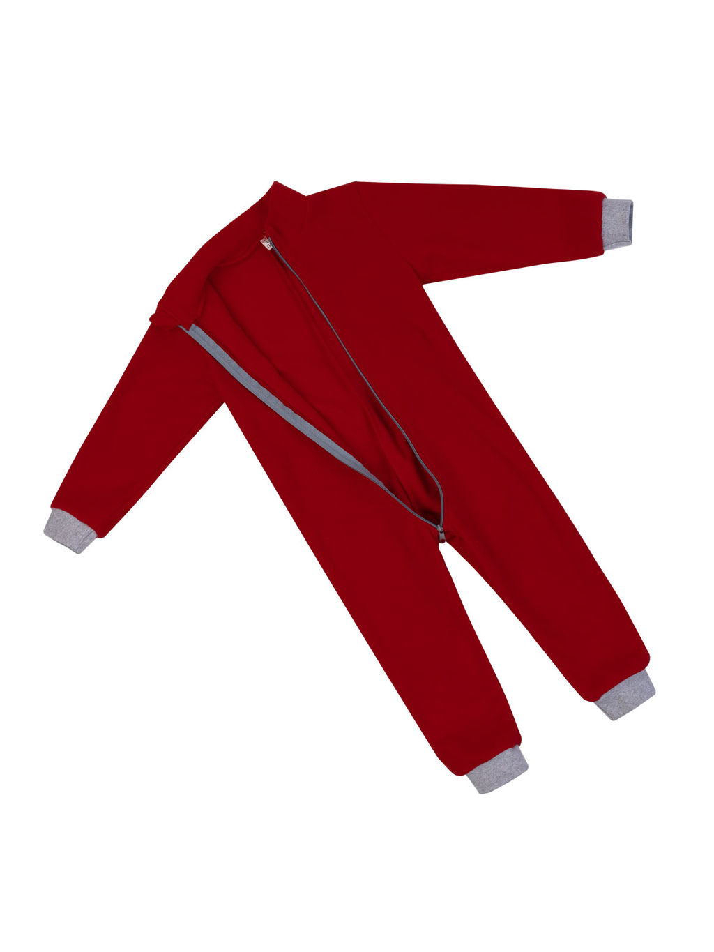 Комбинезон детский флисовый красный 279г(ш) (80, 52)