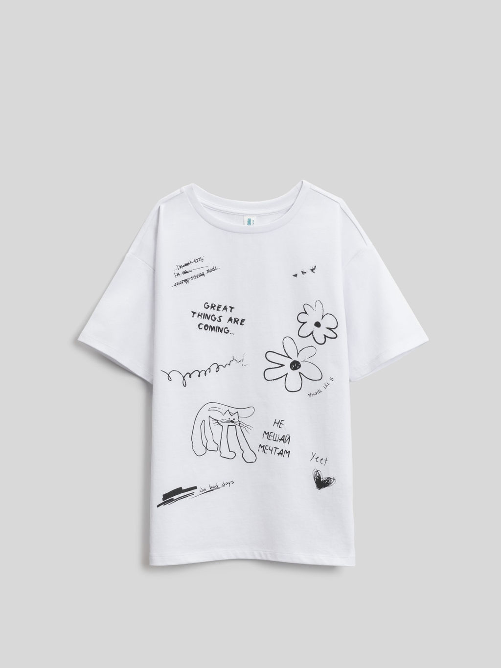 ACOOLA / Футболка детская для девочек Raksha белый  фото 3