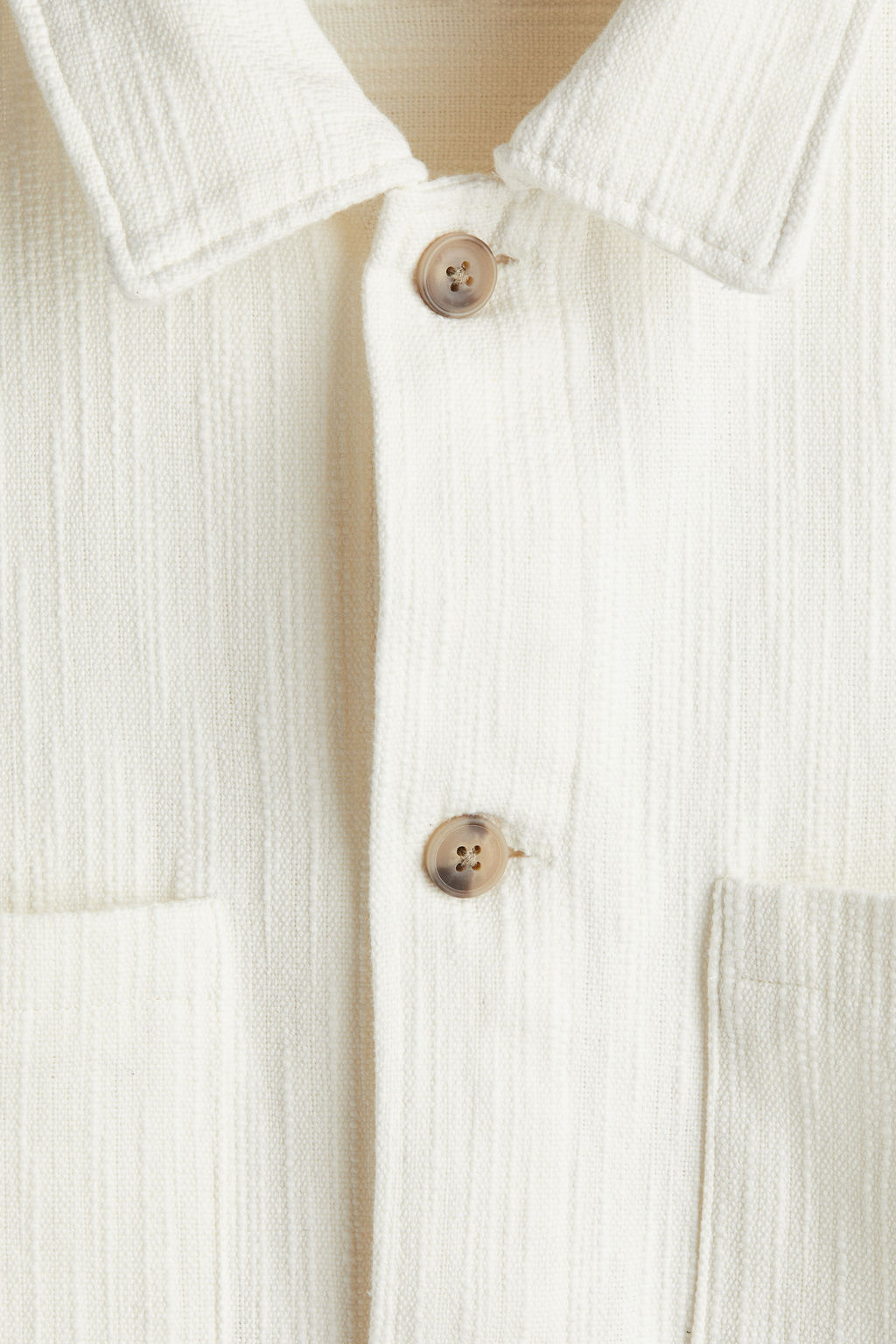 Regular Fit Textured overshirt - H&m фото 3