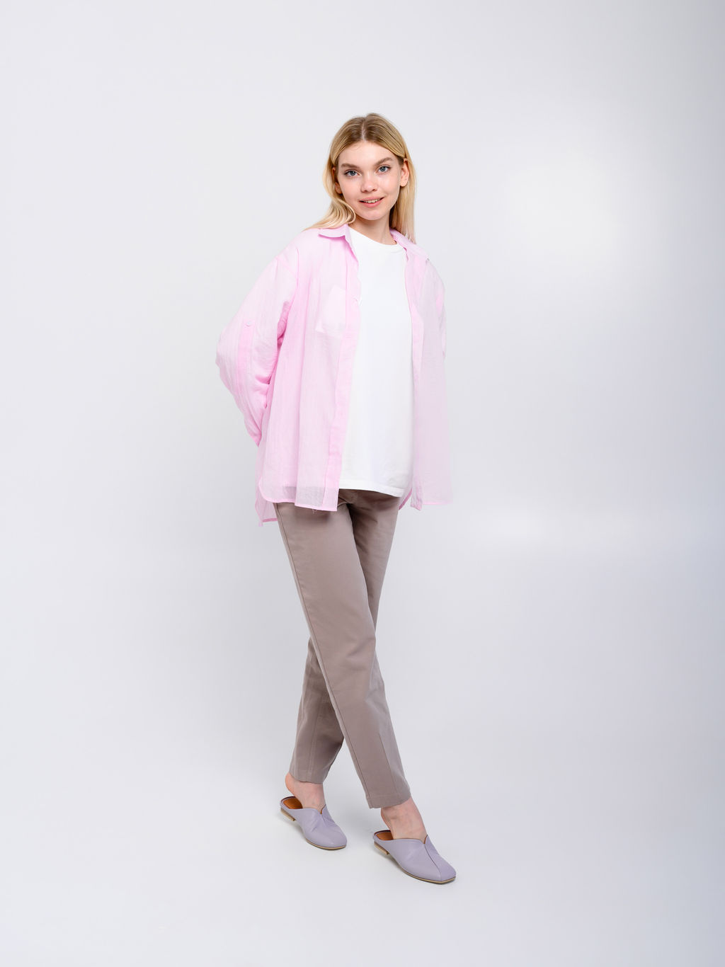 Мюли 1007.тунит205be.Лиловый стар