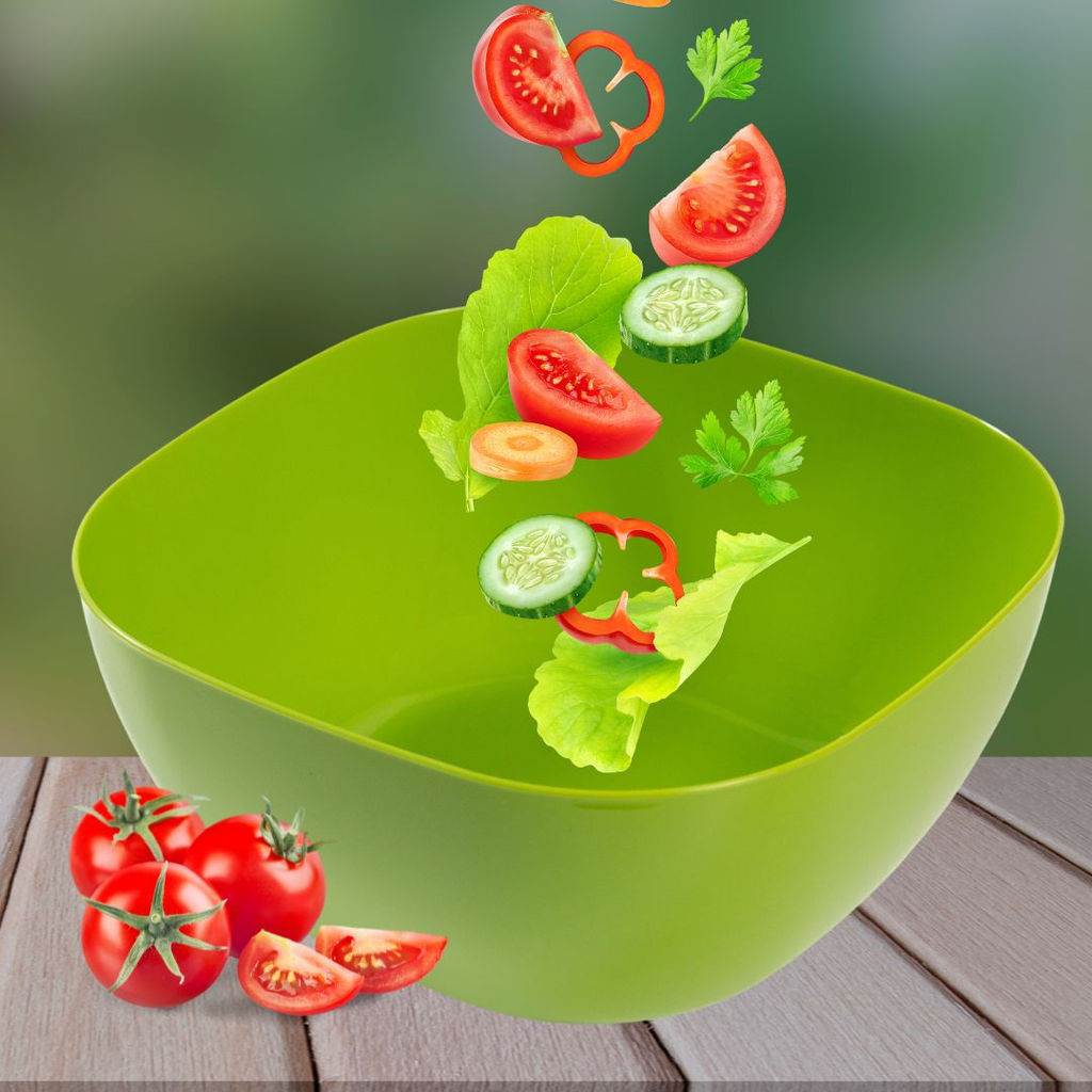 Цена за 2 шт. Салатник "Смарт" 3 л оливковый С422ОЛВ