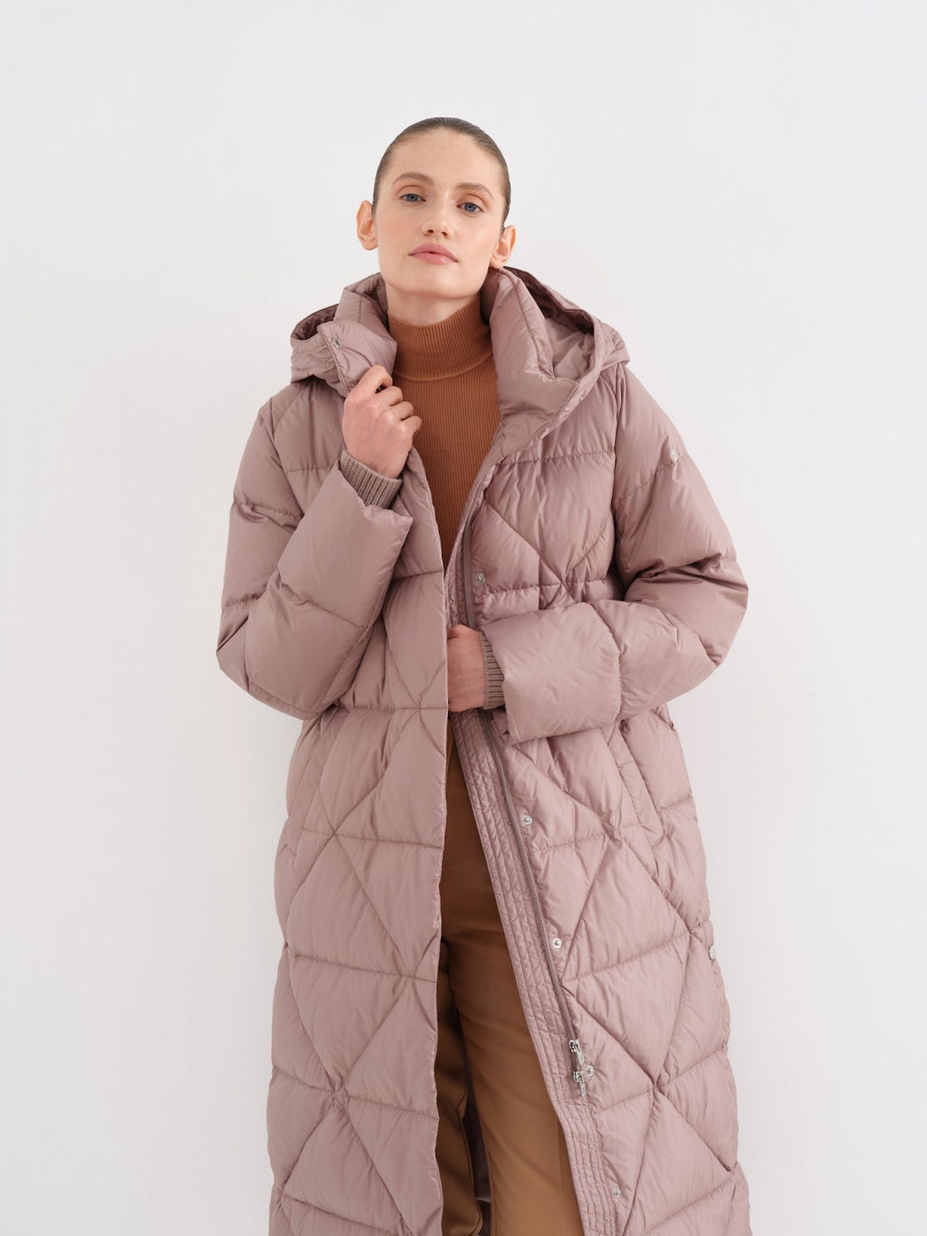 Conso/WDMF 230554 - almond Пуховое пальто фото 6