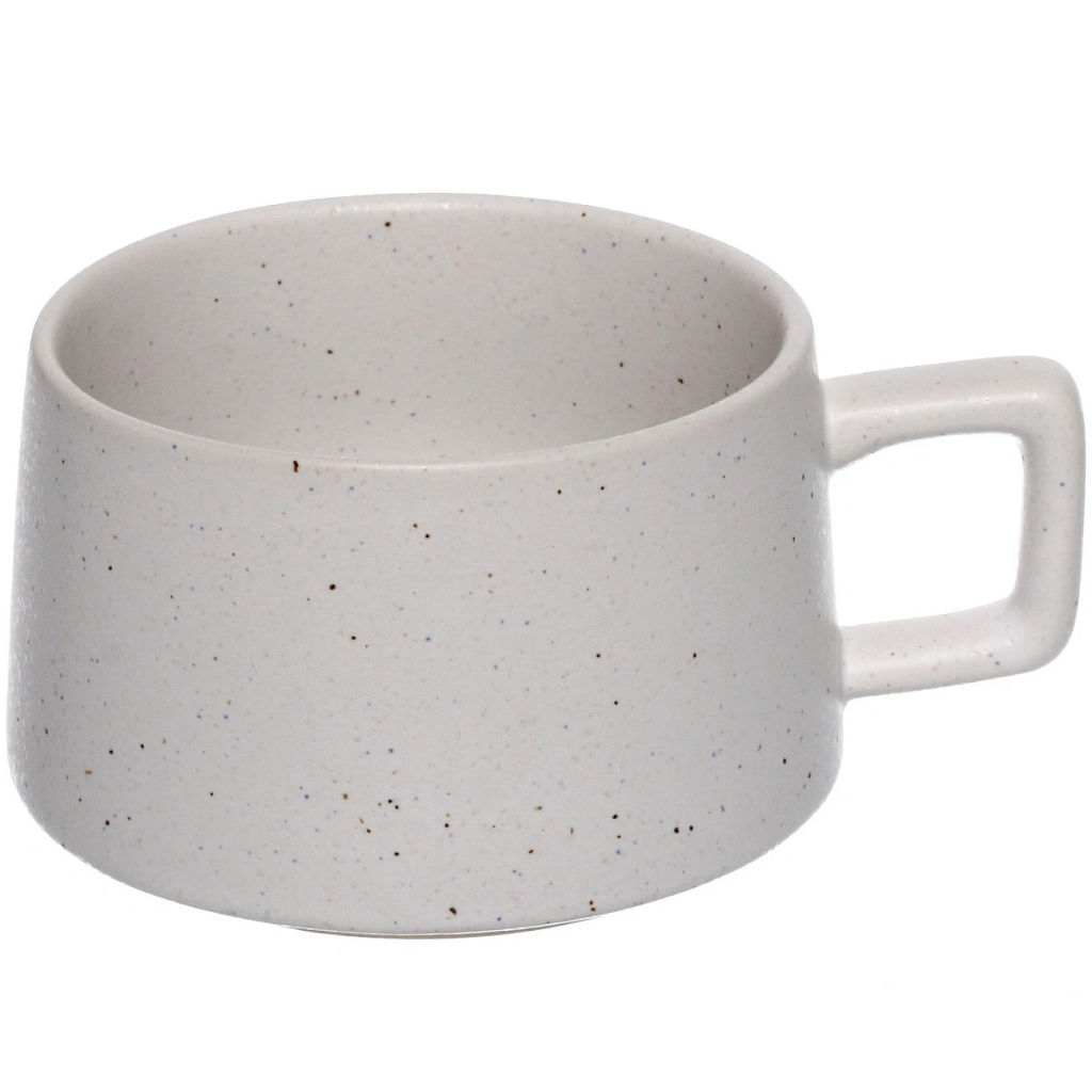 Чайная пара керамическая 250мл "Perfetto", белая