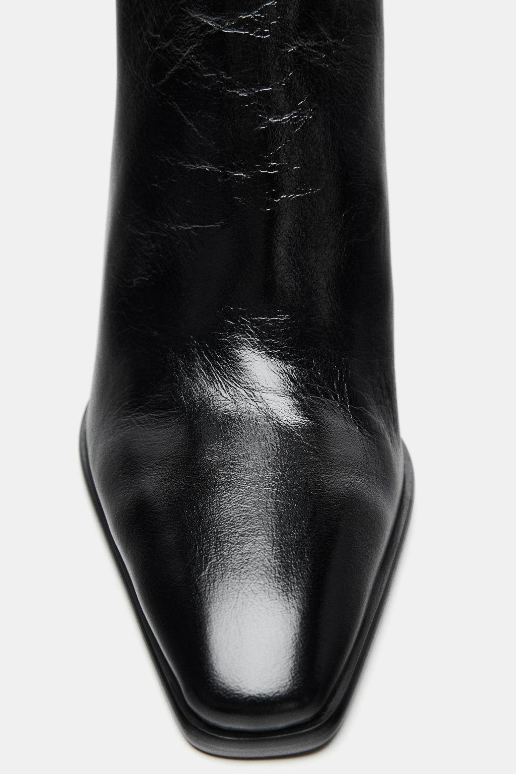 LEATHER XL HEELED BOOTS LIMITED EDITION - Zara фото 18