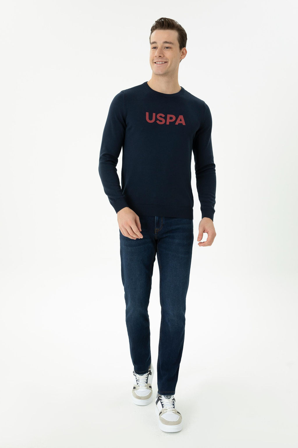Мужской темно-синий свитер Неожиданная скидка в корзине - U.s. polo assn фото 11