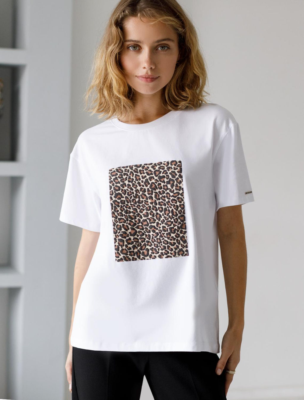 VILATTE / Футболка из премиального хлопка с авторским принтом  фото 4